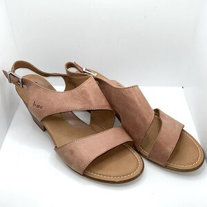 b.ø.c. Angulo Dress Sandals Leather Pink Nude Neutral Classic Earthy Minimalist